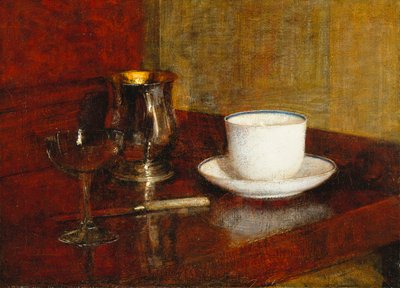 Still Life with a Glass Cup by Ignace Henri Jean Fantin Latour
