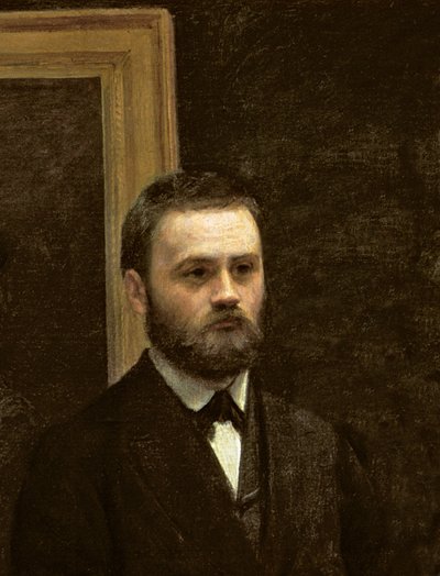 Studio at Batignolles (detail) by Ignace Henri Jean Fantin Latour
