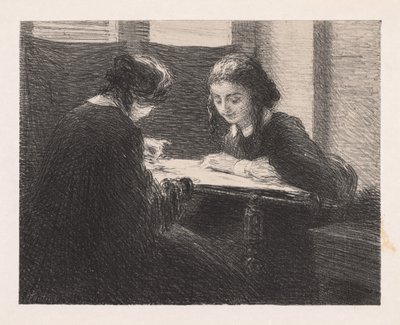 The Embroiderers by Ignace Henri Jean Fantin Latour