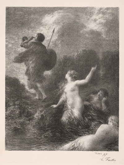 Twilight of the Gods: Siegfried and the Rhine Maidens by Ignace Henri Jean Fantin Latour