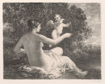 Venus and Cupid by Ignace Henri Jean Fantin Latour