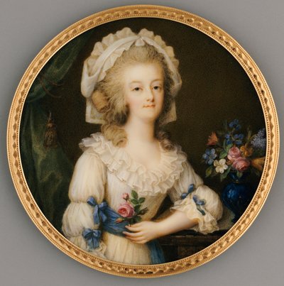 A Fine and Important Miniature of Queen Marie-Antoinette, c.1780-85 by Ignace Jean Victor Campana