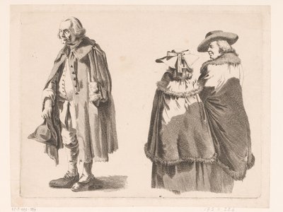 Composition with Three Standing Figures by Ignace Joseph de Claussin (attributed to)