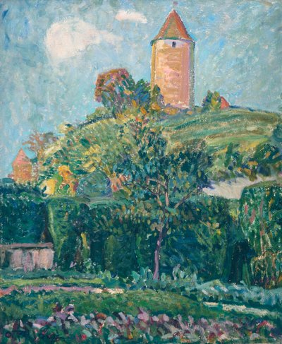 View of Romont by Ignace Nazaire Oswald Pilloud