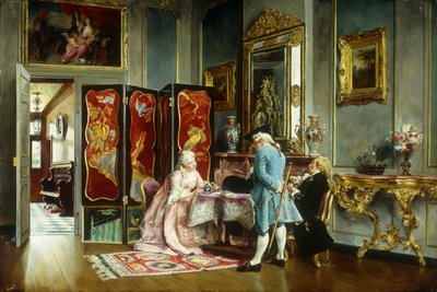 Figures in an Elegant Interior, 1879 by Ignacio Leon y Escosura