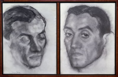 Portrait of Ramon Perez de Ayala (1888–1962) Spanish Writer and Journalist – Drawing – Generation of 1914 by Ignacio Zuloaga