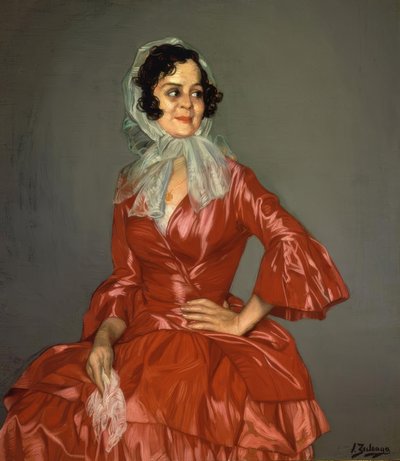 Angustias de Rojo – 1939 by Ignacio Zuloaga y Zabaleta