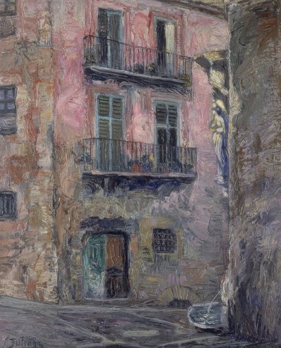 Street of the Angel of Gerona – 1931 by Ignacio Zuloaga y Zabaleta