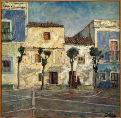 Houses in the Sun by Ignacio Zuloaga y Zabaleta