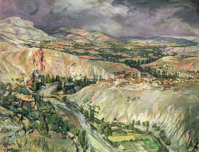 Countryside in Navarra by Ignacio Zuloaga y Zabaleta
