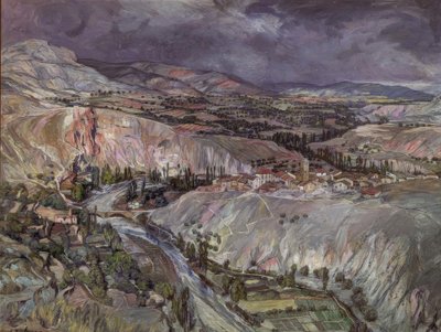 Countryside in Navarra – 20th Century by Ignacio Zuloaga y Zabaleta