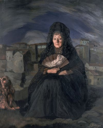 Doña Rosita Gutierrez – 1915 by Ignacio Zuloaga y Zabaleta