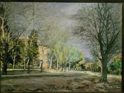 Ignacio Zuloaga / Landscape Near El Escorial, 1932 by Ignacio Zuloaga y Zabaleta