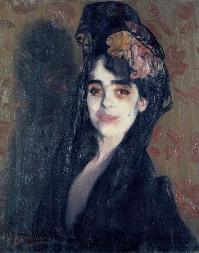 The Powdered Woman by Ignacio Zuloaga y Zabaleta