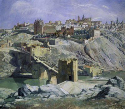 Clear Landscape of Toledo – 1932 by Ignacio Zuloaga y Zabaleta