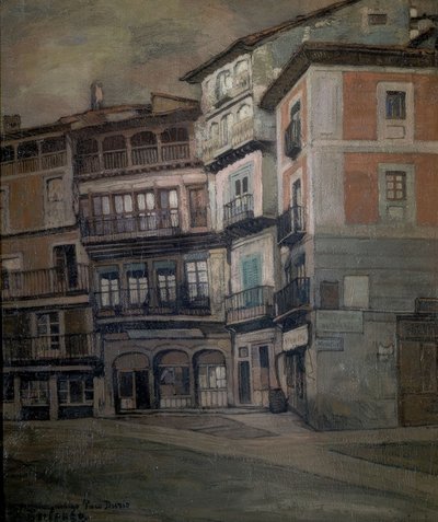 Spanish Village – Landscape of Castile by Ignacio Zuloaga y Zabaleta