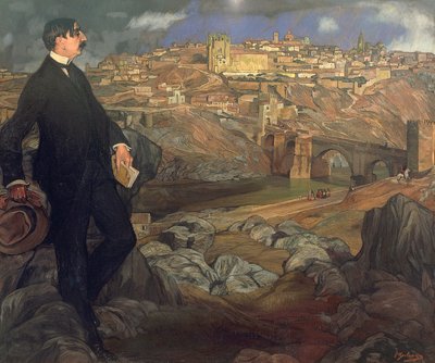 Portrait of Maurice Barres by Ignacio Zuloaga y Zabaleta