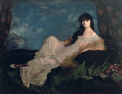 Portrait of the Comtesse de Noailles by Ignacio Zuloaga y Zabaleta