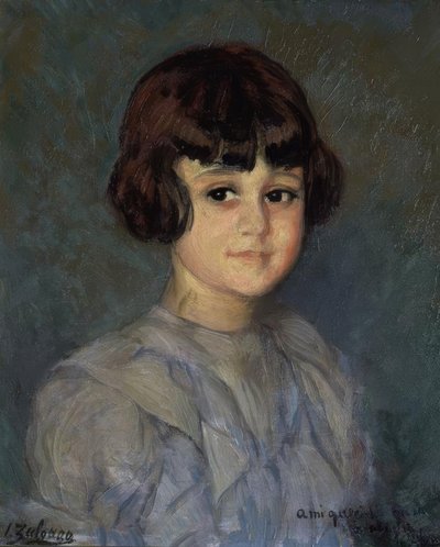 Portrait of His Granddaughter by Ignacio Zuloaga y Zabaleta