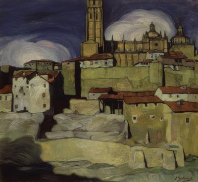 Segovia Cathedral – 1909 by Ignacio Zuloaga y Zabaleta