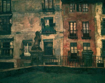 Segovia: Old Houses – 1917 by Ignacio Zuloaga y Zabaleta