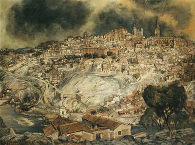 The Fort of Toledo by Ignacio Zuloaga y Zabaleta