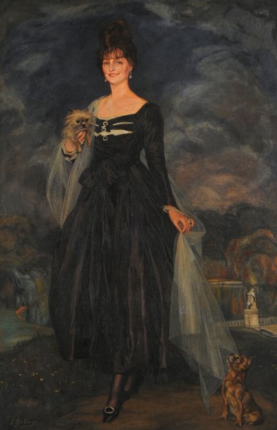 Portrait of Señora S. W. de S. by Ignacio Zuloaga y Zabaleto