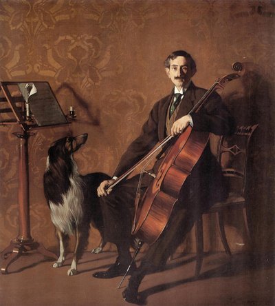 Portrait of the Cellist Juan de Azurmendi by Ignacio Zuloaga y Zabaleto