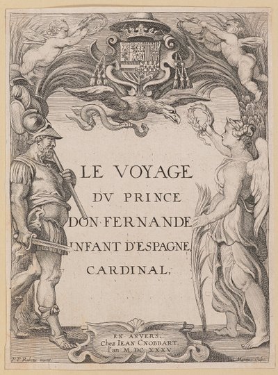Title Page for Le Voyage Dv Prince Don Fernande Infant d