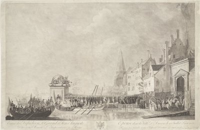 Arrival of Napoleon and Josephine in Antwerp, 1803 by Ignatius Joseph van den Berghe