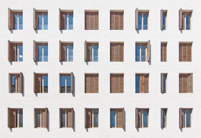 Geometric Window Facade by Igor Bakotic