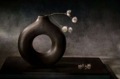 Elegant Dark Vase by Igor Kopcev