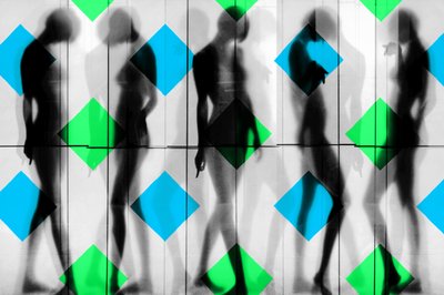 Motion Silhouettes with Diamonds by Igor Shrayer
