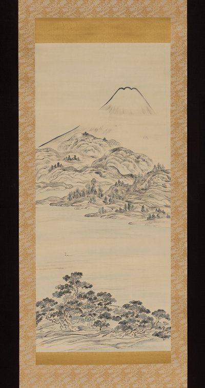 Mount Fuji, Overlooking from Tago no Ura Bay by Ike no Taiga