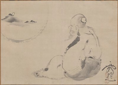 Old Scholar and Mind Landscape by Ike no Taiga