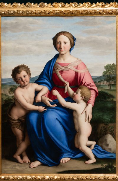 The Virgin Mary with Infant Jesus and Infant St. John by Il  Sassoferrato
