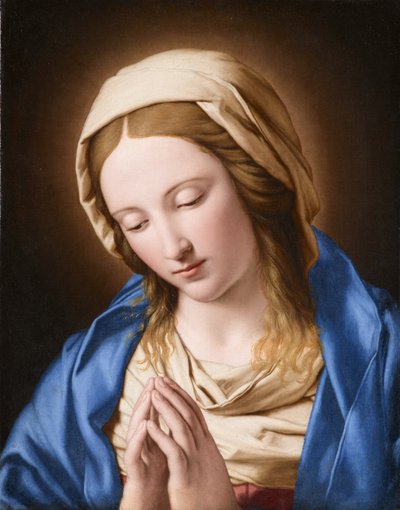 The Virgin in Prayer by Il  Sassoferrato