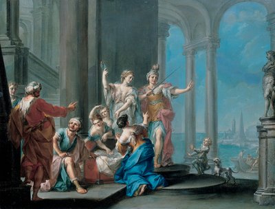 Achilles and the Daughters of Lycomedes by Il Sansone