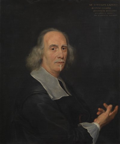 Portrait of Gian Lorenzo Bernini, 1673 by Il Baciccio