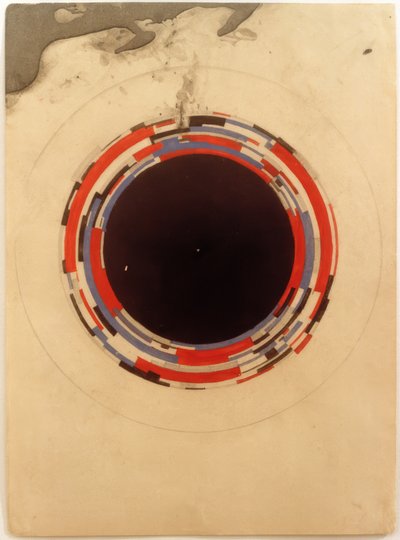 Design for a Suprematist Painting for Porcelain by Ilja Grigorewitsch Tschaschnik