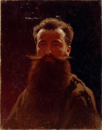 Self-Portrait, 1870s by Illarion Mikhailovich Pryanishnikov