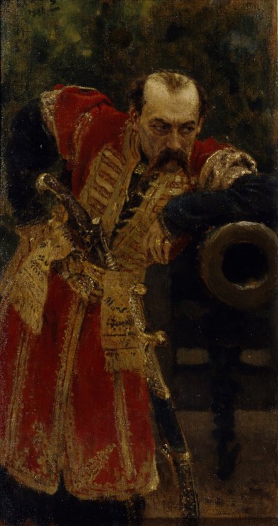 Colonel of the Zaporizhian Host by Ilya Efimovich Repin