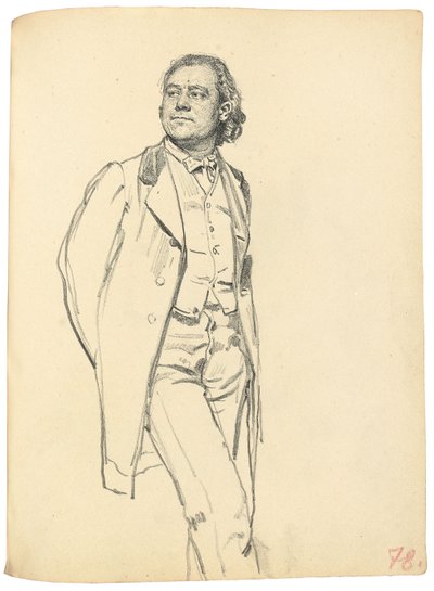 Figure of a Standing Man by Ilya Efimovich Repin
