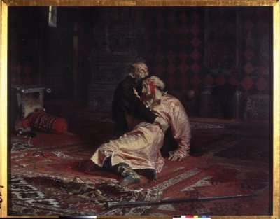 Ivan the Terrible and His Son Ivan on November 16, 1581 by Ilya Efimovich Repin