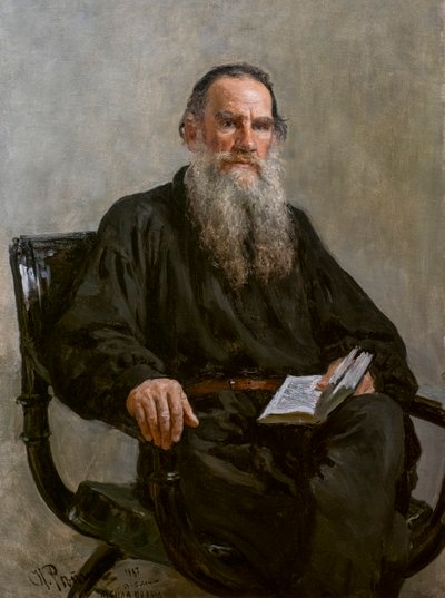Leo Tolstoy by Ilya Efimovich Repin