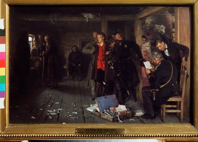 The Arrest of the Propagandist by Ilya Efimovich Repin