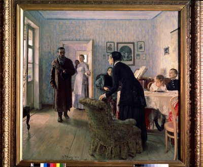 Unexpected Return by Ilya Efimovich Repin