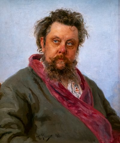 Modest Mussorgsky by Ilya Efimovich Repin