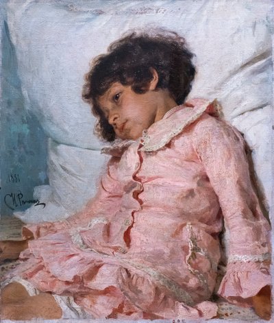 Nadia Répine by Ilya Efimovich Repin