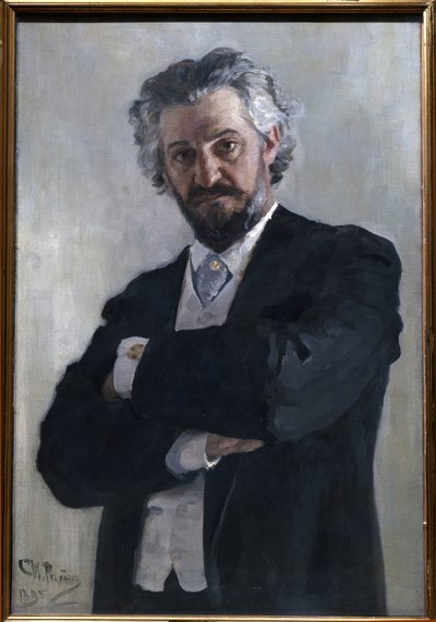 Portrait of Alexander Verzhbilovich by Ilya Efimovich Repin
